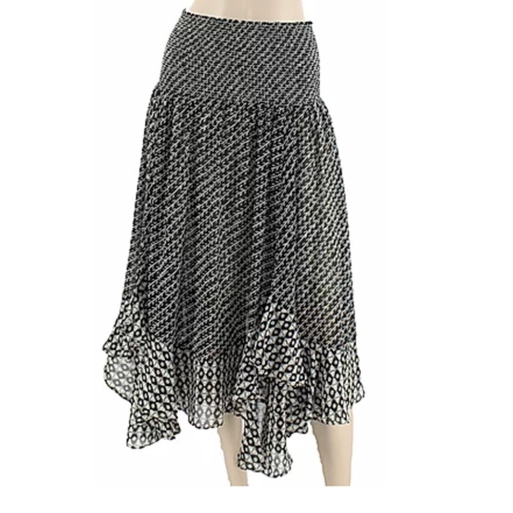 Anthropologie Flowy Length Skirt